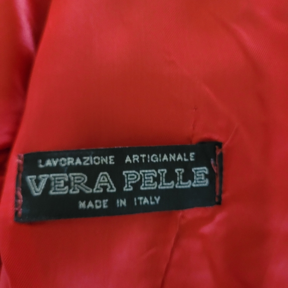 Red Leather Jacket - Picture 3 of 3